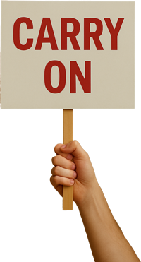 Carry On Sign